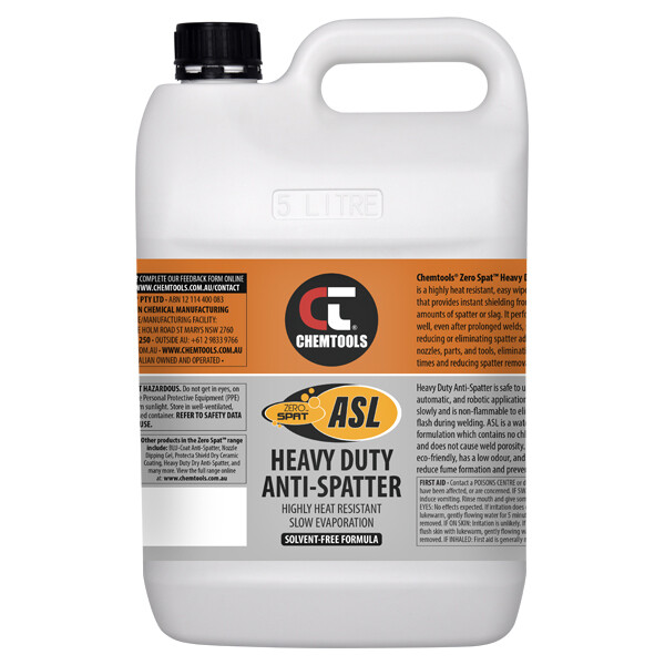 CHEMTOOLS  Zero SpatHeavy Duty Anti-Spatter, DRUM SIZE: 5 LT