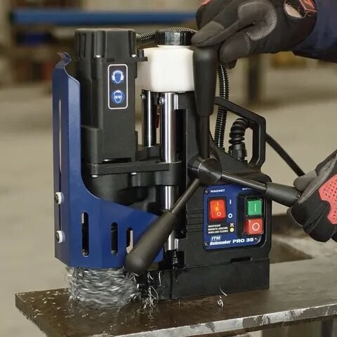 HOLEMAKER PRO35 MAGNETIC BASE DRILL: CAP: 35MM DIA X 52MM