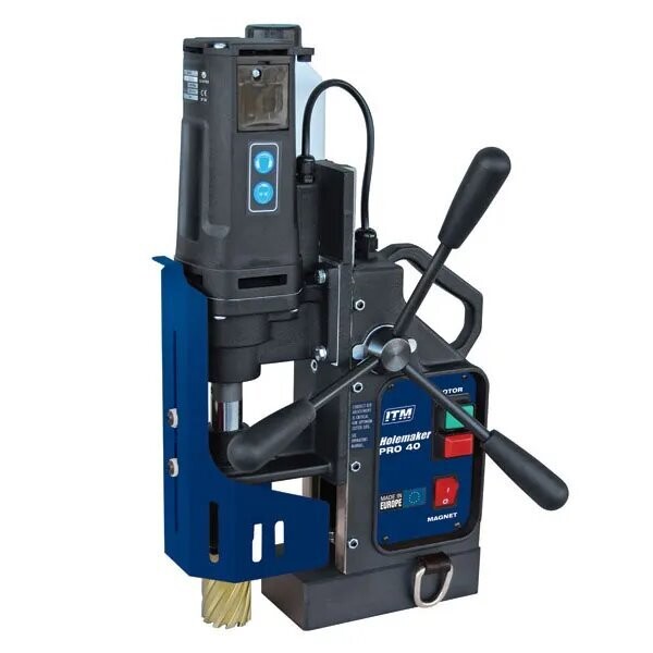 HOLEMAKER PRO40 MAGNETIC BASE DRILL, CAP: 40MM DIA X 52MM - GRUB SCREW