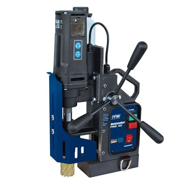 HOLEMAKER PRO40 MAGNETIC BASE DRILL, CAP: 40MM DIA X 52MM - QUICK GRIP