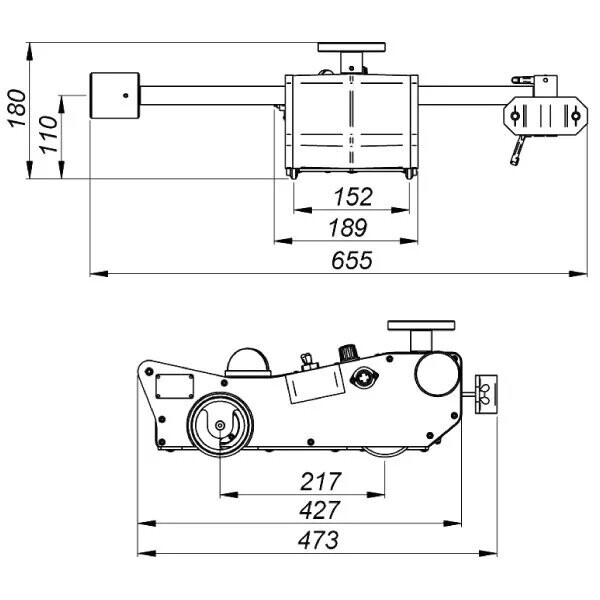 DRAGON OXY CUTTING AND BEVELLING CARRIAGE