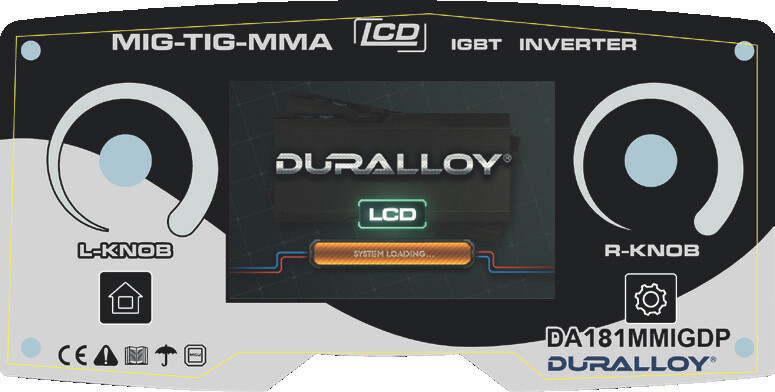 DURALLOY MULTIMIG 181 MIG-PULSE-DOUBLE PULSE