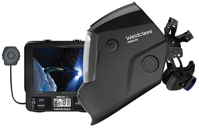 WELDCLASS PROMAX 650 AUTO DARKENING WELDING HELMET
