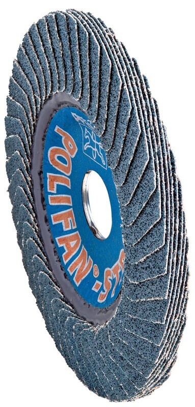 POLIFAN STRONG FLAP DISCS PREMIUM SG ZIRCONIA - STEEL