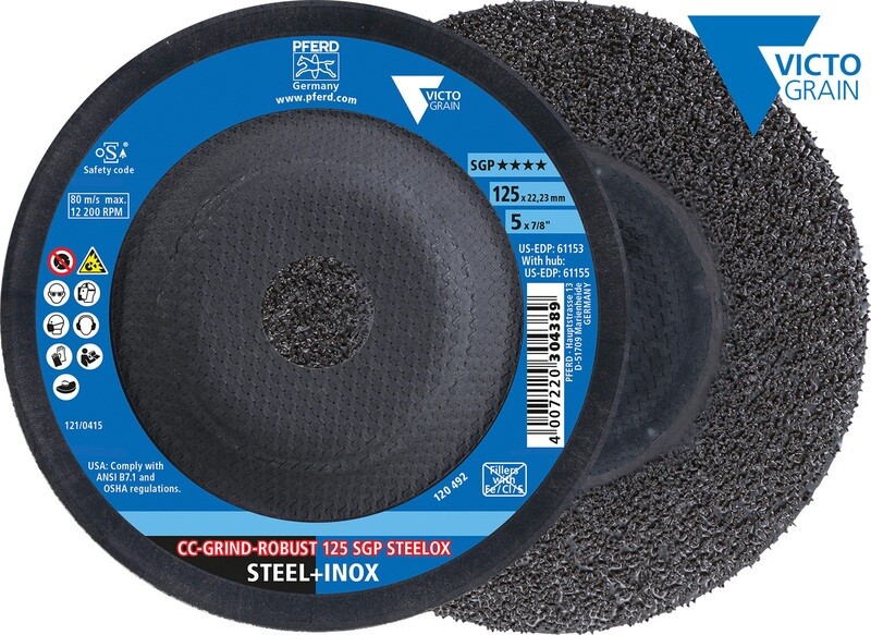 CC-GRIND-ROBUST GRINDING DISC 125 SGP STEELOX VICTOGRAIN