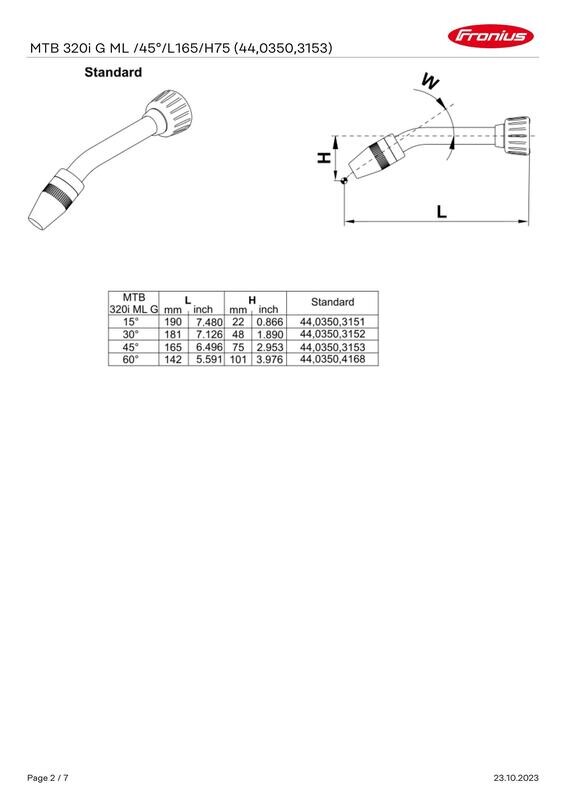 MTB 320i G MULTI LOCK NECK