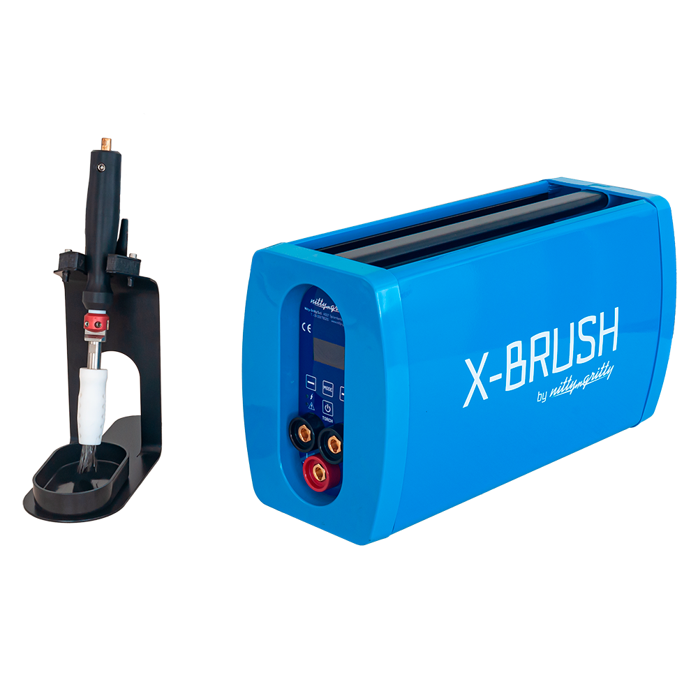 X-BRUSH 100 Amp AC &amp; DC ELECTROPOLISHING CLEANING AND POLISHING