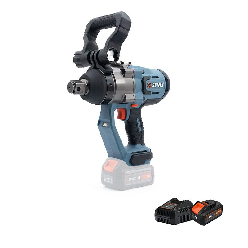 SENIX X2 18V 1&quot; 2000Nm Brushless Impact Wrench Kit