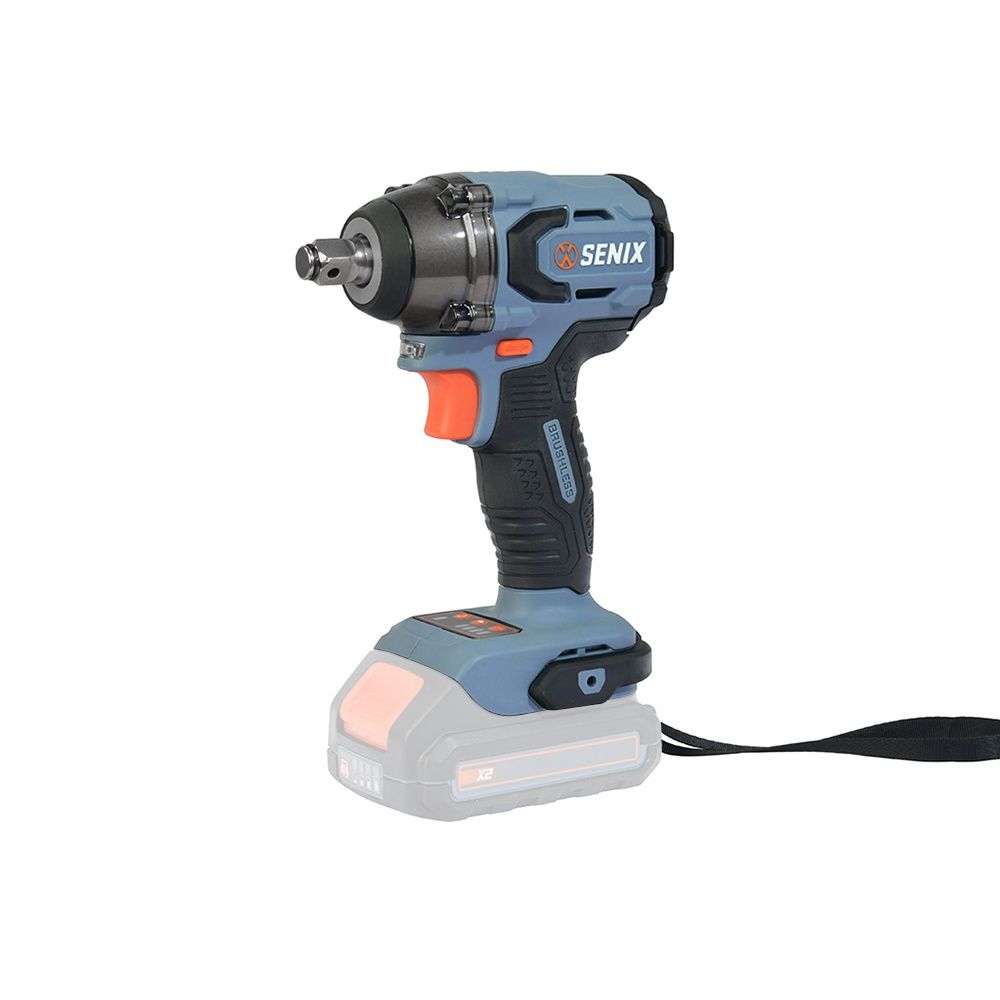 SENIX X2 18V 1/2&quot; 330Nm Brushless Impact Wrench Skin