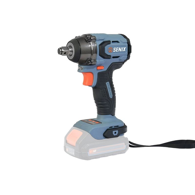 SENIX X2 18V 1/2&quot; 330Nm Brushless Impact Wrench Skin