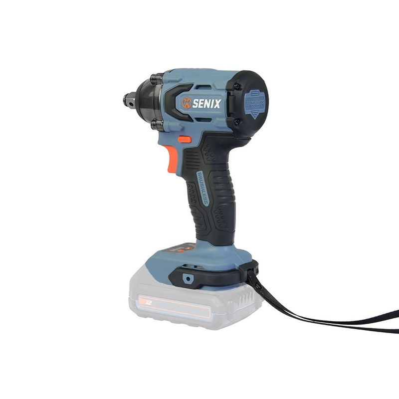 SENIX X2 18V 1/2" 330Nm Brushless Impact Wrench Skin