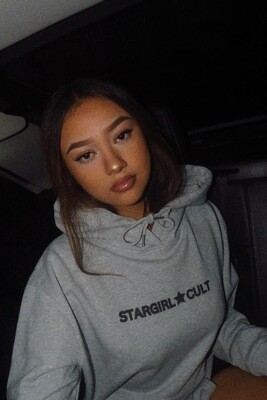Star Girl Cult Cotton Hoodie