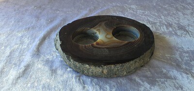 Agate Candle Holder - Protection stone