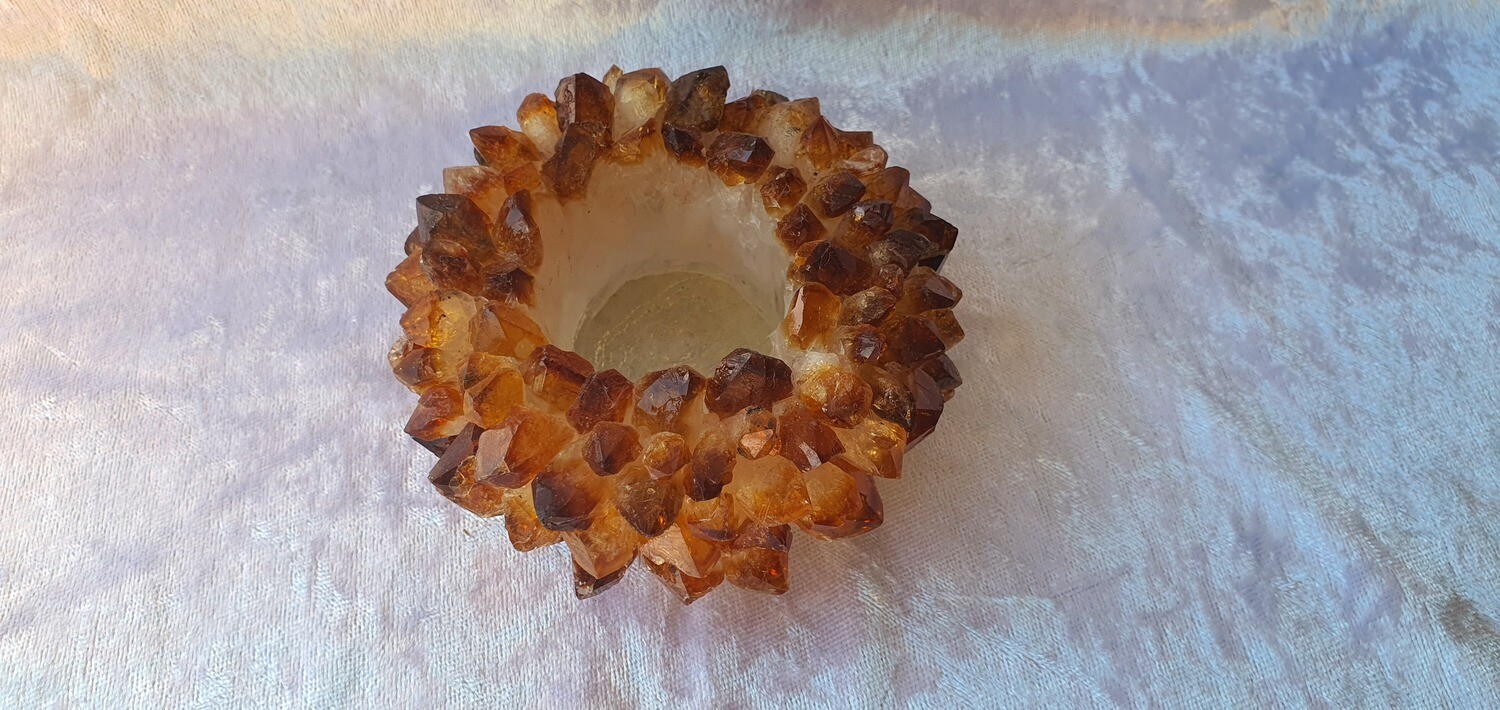 Citrine Candle Holder