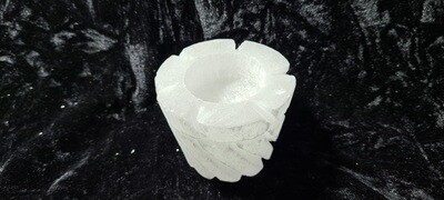 Selenite Candle Holder