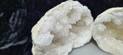 Crystal Geode Pair
