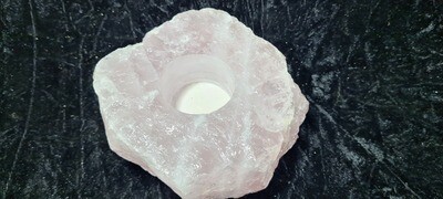 Rose Quartz Candle Holder