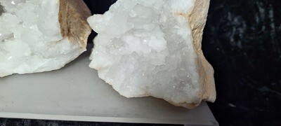 Crystal Geode Pair