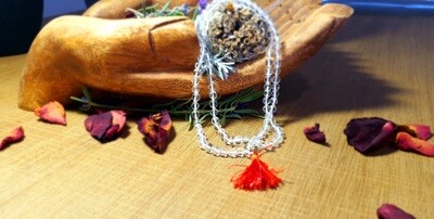 Himalayan Quartz Necklace (108 beads Mala)