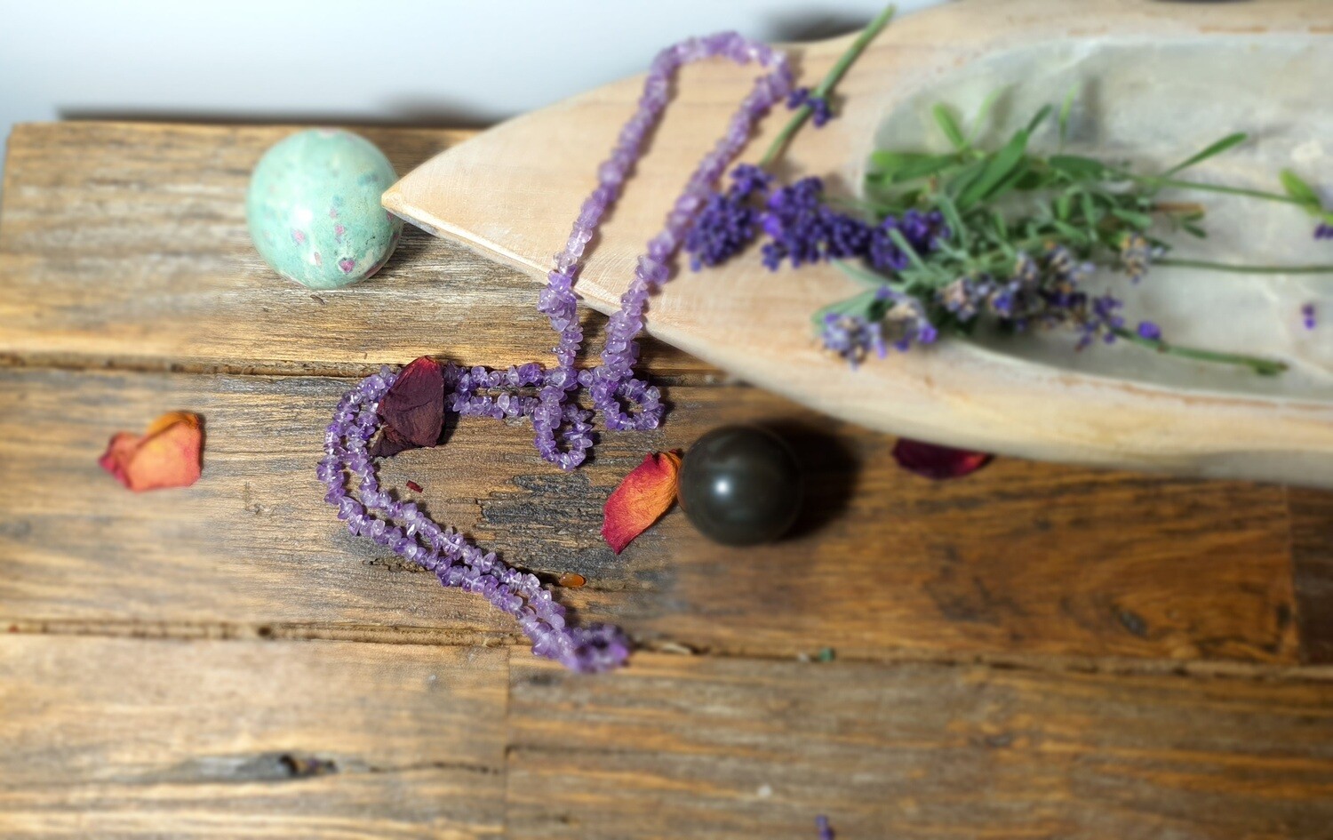 Amethyst Chip Necklace