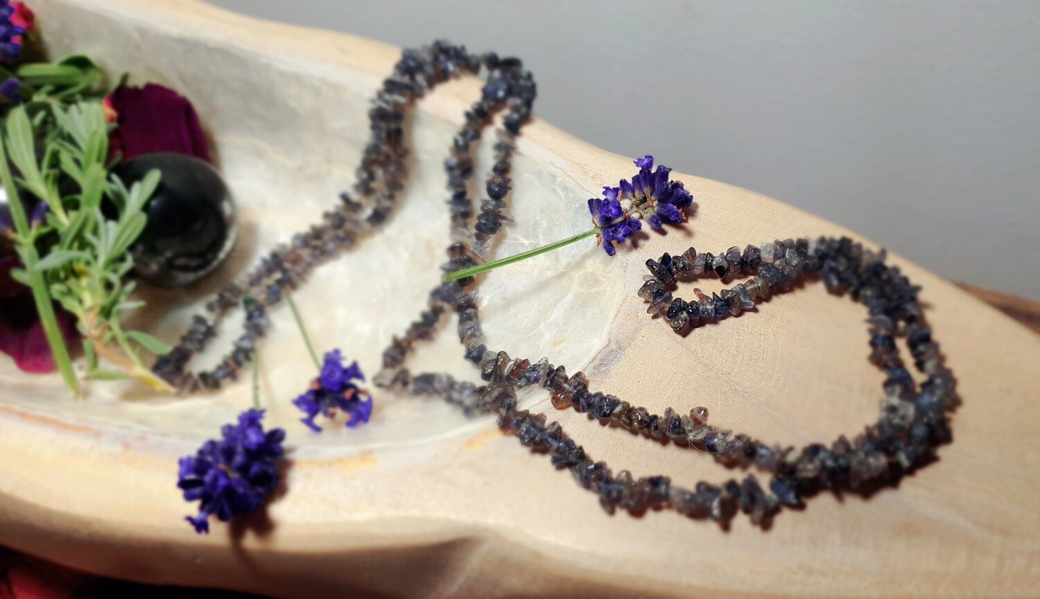 Smoky Quartz Chip Necklace