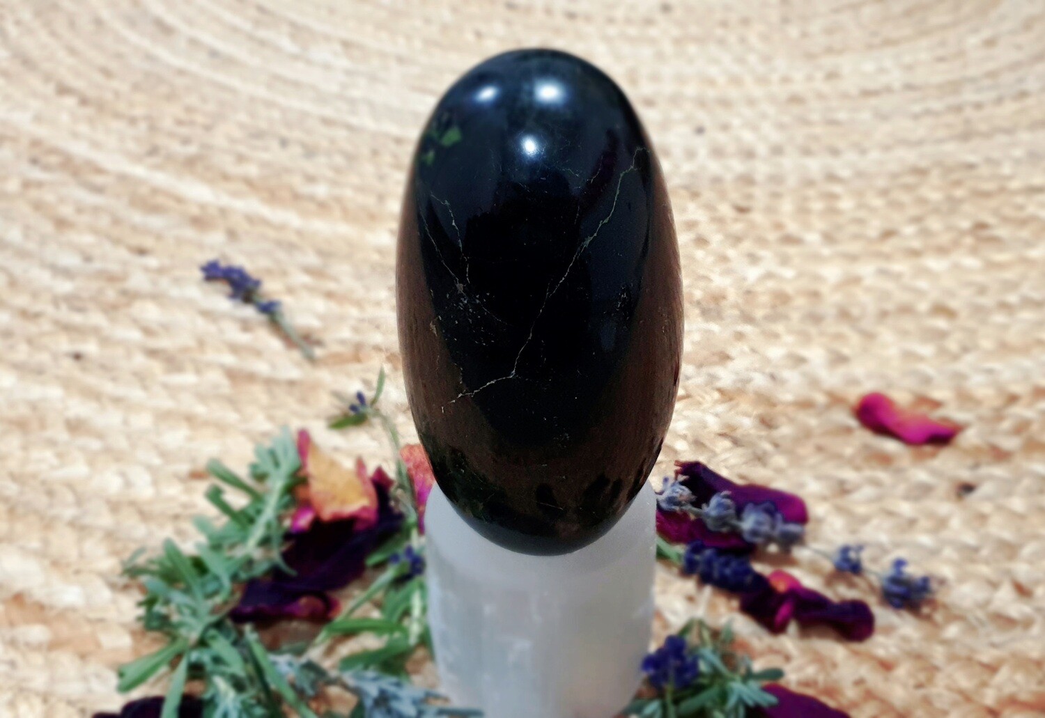 Black Tourmaline Lingam