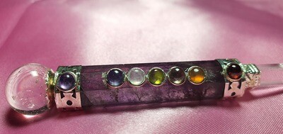 Amethyst Chakra Healing Wand