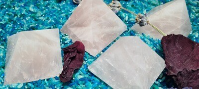 Rose Quartz Pyramids