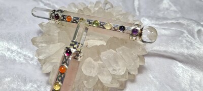 Rose Quartz Chakra Wand