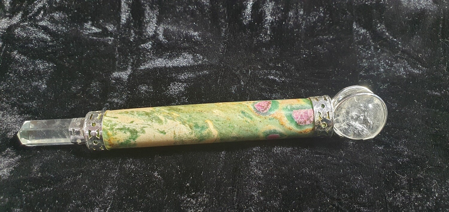 Ruby Fuchsite Wand