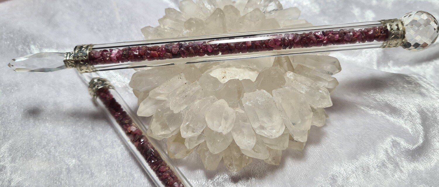 Garnet Healing Wand