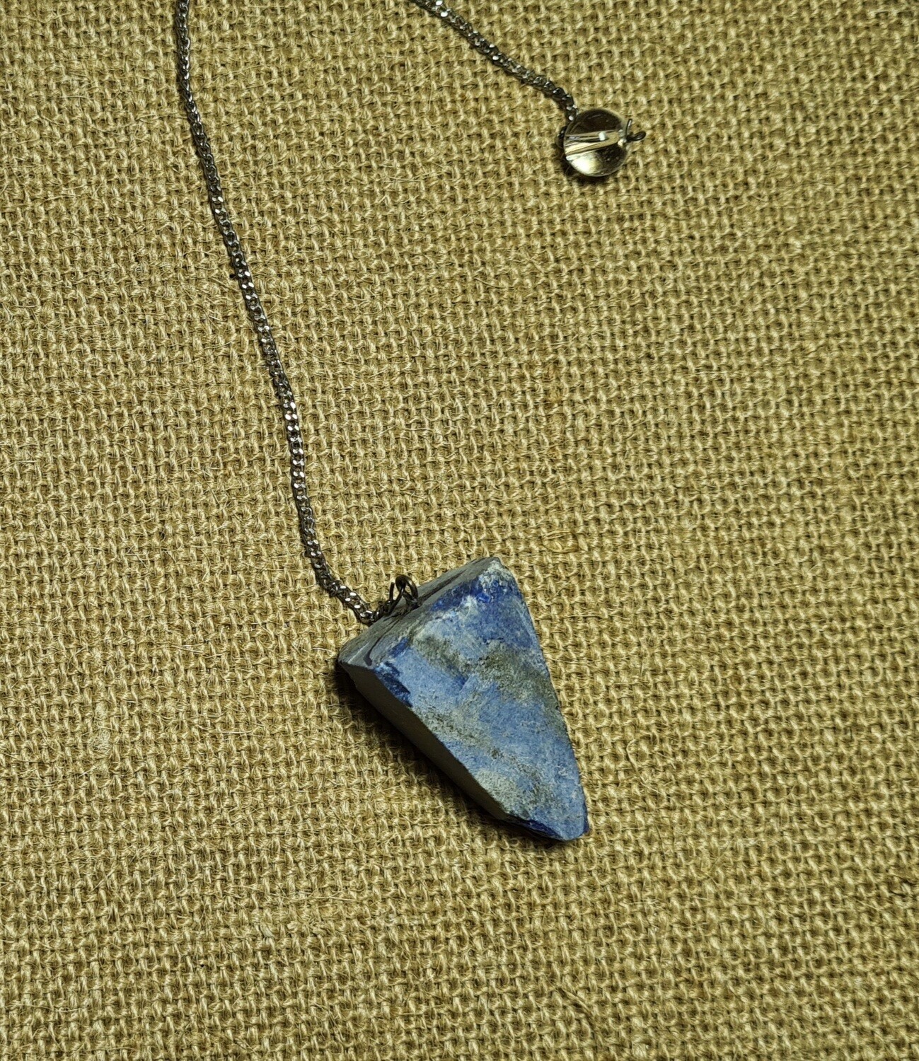 Rough Lapis Lazuli Pendulum