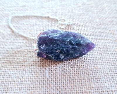 Rough Amethyst Pendulum