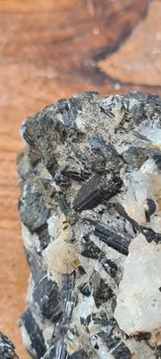Black Tourmaline  Quartz