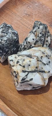 Black Tourmaline  Quartz