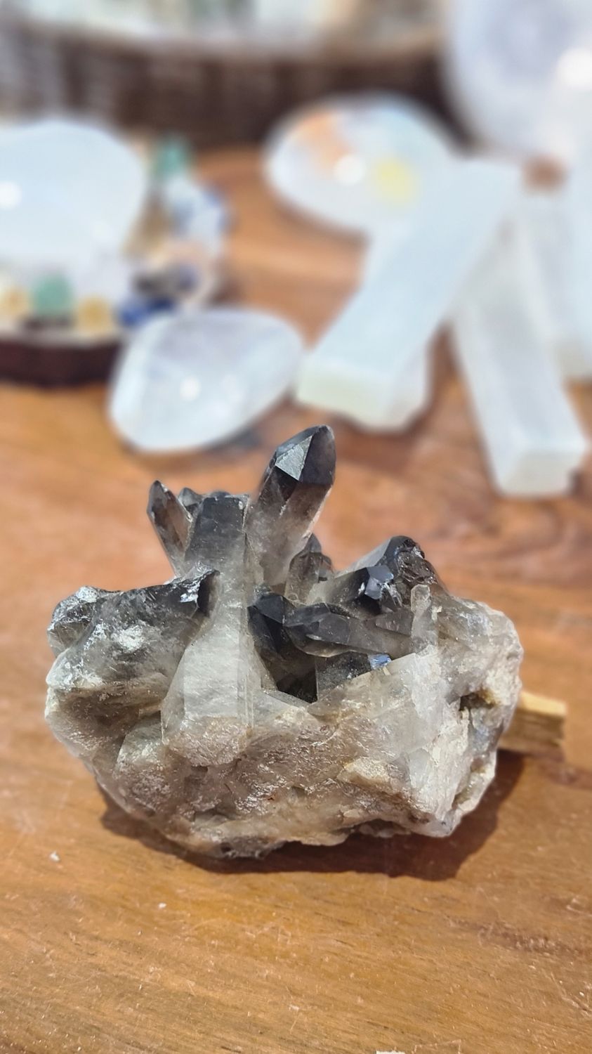 Smoky Quartz cluster 