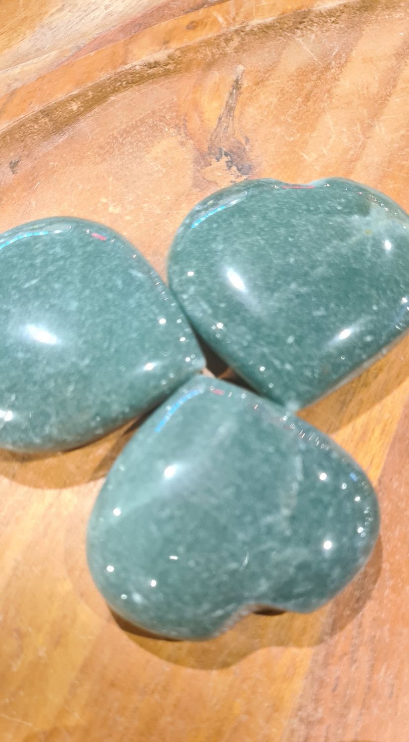 Green Aventurine Heart