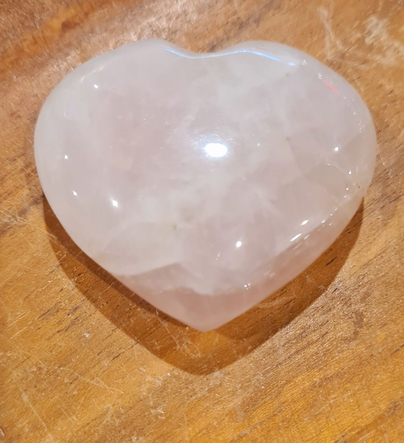 Rose Quartz Heart - Self Love