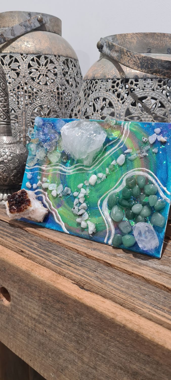 Emotional Healing Pathway Crystal Art
