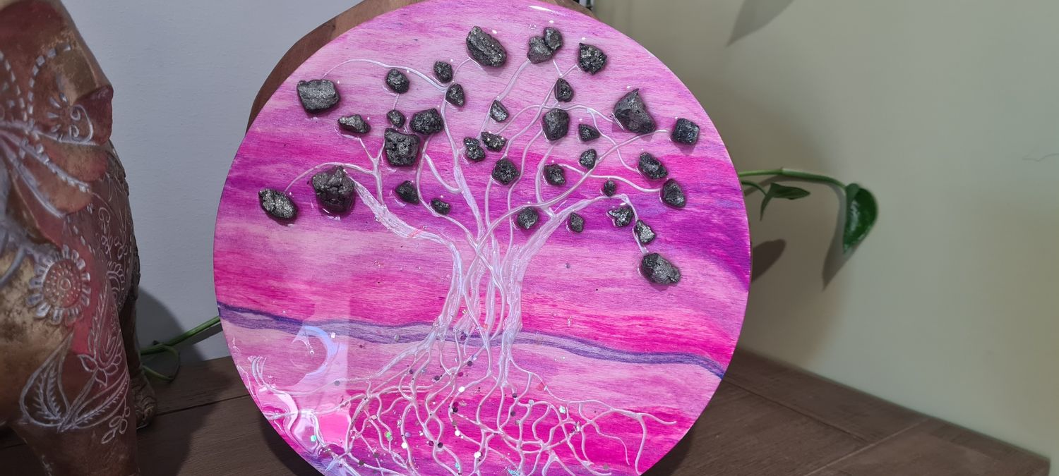 Crystal Tree of life Art
