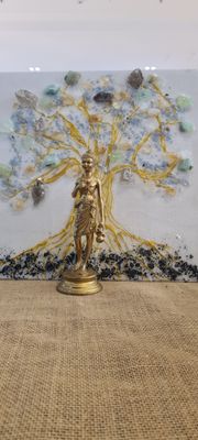Tree of life crystal art