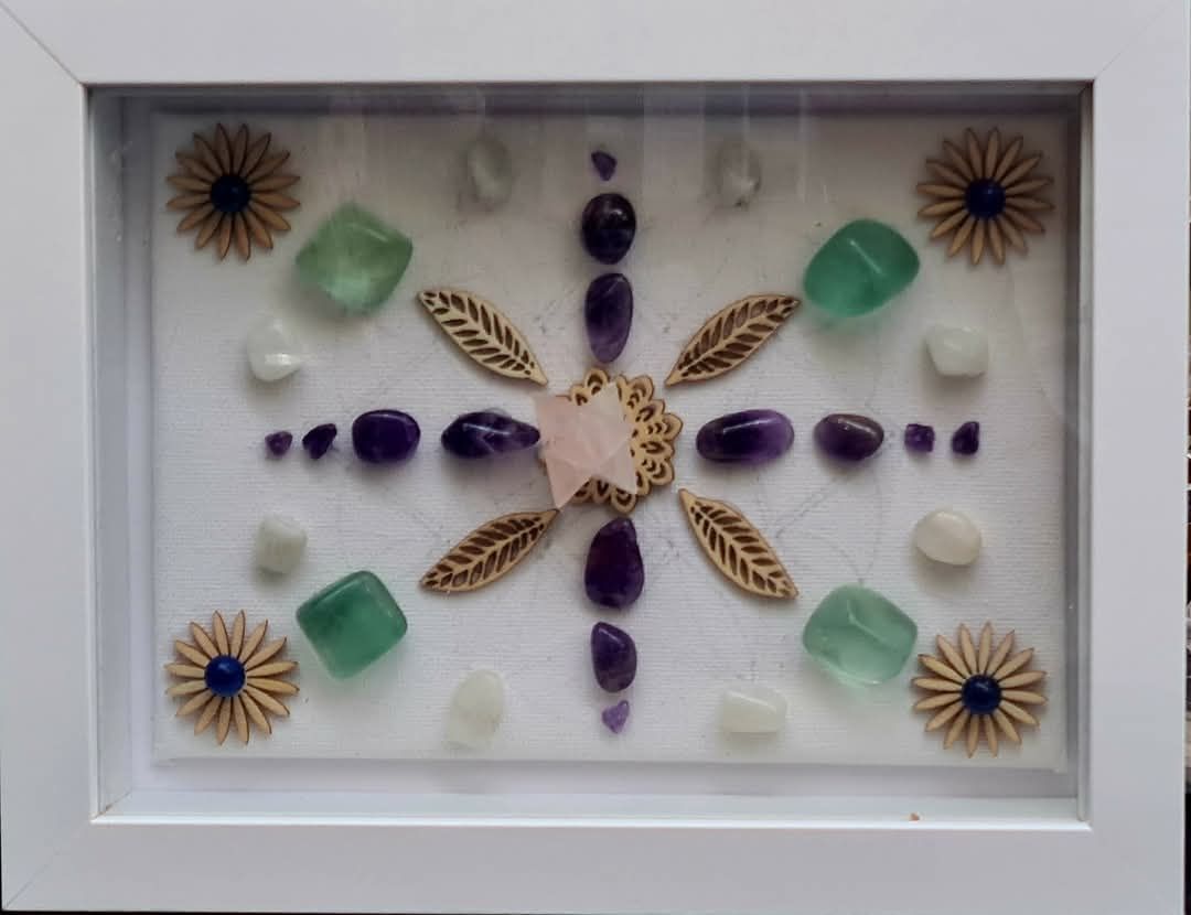 Crystal calming and cleansing  grid