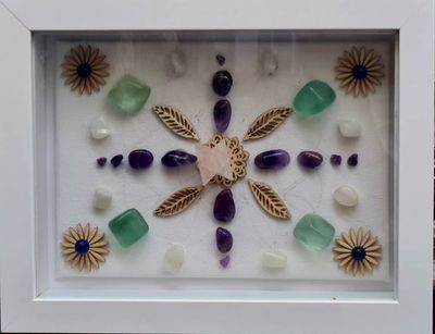 Crystal calming and cleansing  grid