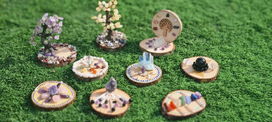 Crystal Art and grids for Balancing Chakras