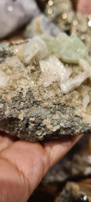 Green Apophyllite cluster