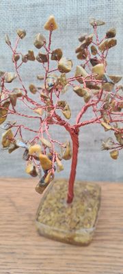 Jasper Tree with copper color wire
