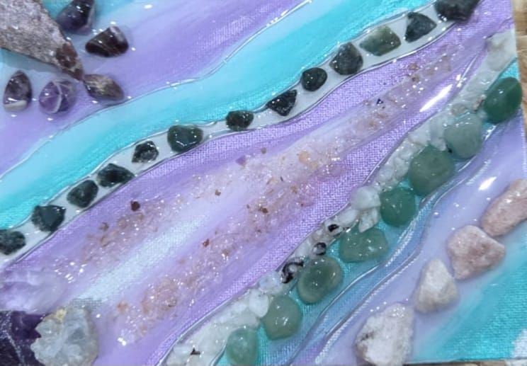 Emotional Balance and Guiding Pathway Crystal Grid