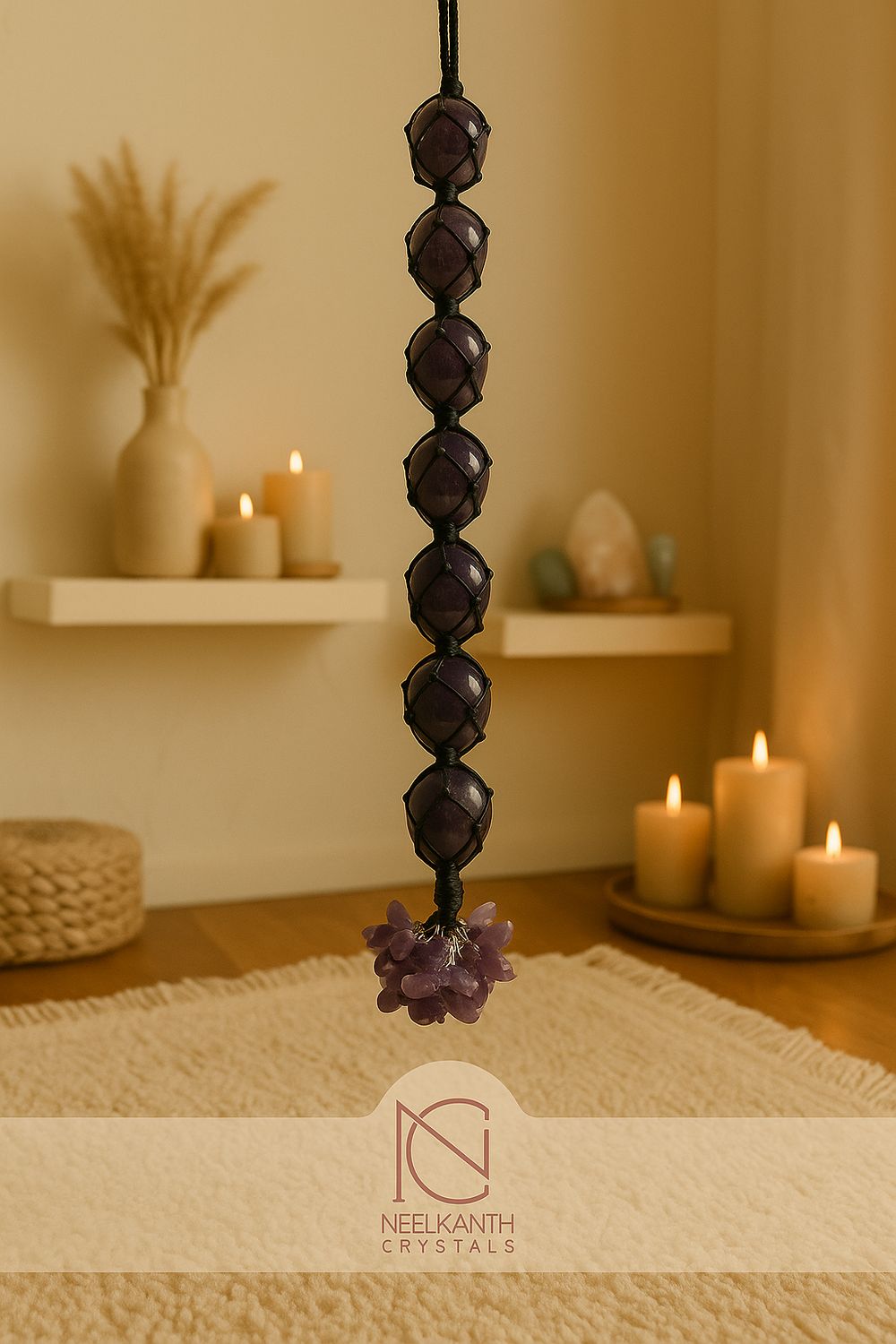 Amethyst  chakra Hanging
