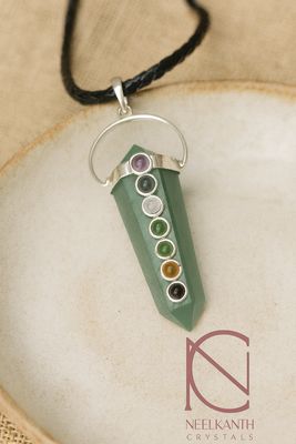 Aventurine Chakra Necklace - with Cord