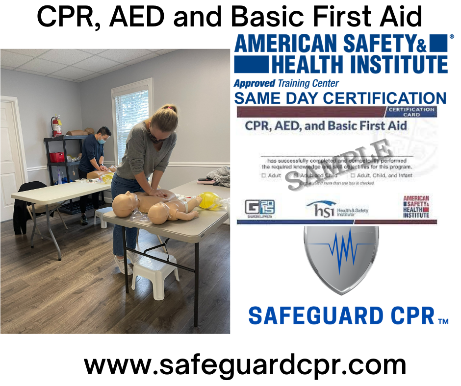 CPR, AED ,and Basic First Aid